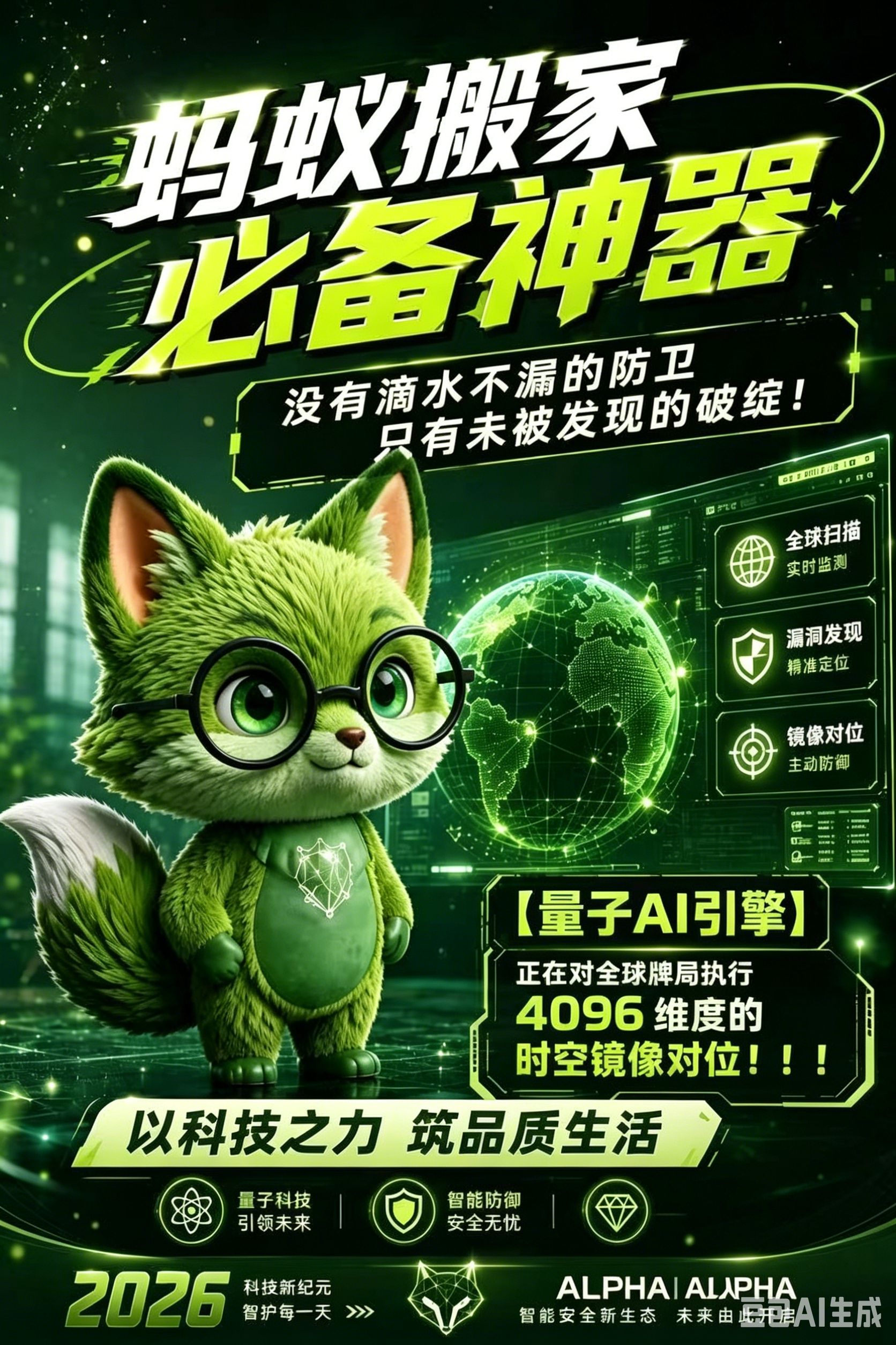 AlphaFox Welcome Poster